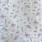 UNDER THE SEA, OCTOPUS & TURTLE | Bamboo Cotton Muslin Swaddle - Smitten Bub Co.