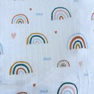 RAINBOWS | Bamboo Cotton Muslin Swaddle - Smitten Bub Co.
