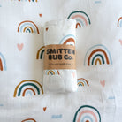 RAINBOWS | Bamboo Cotton Muslin Swaddle - Smitten Bub Co.