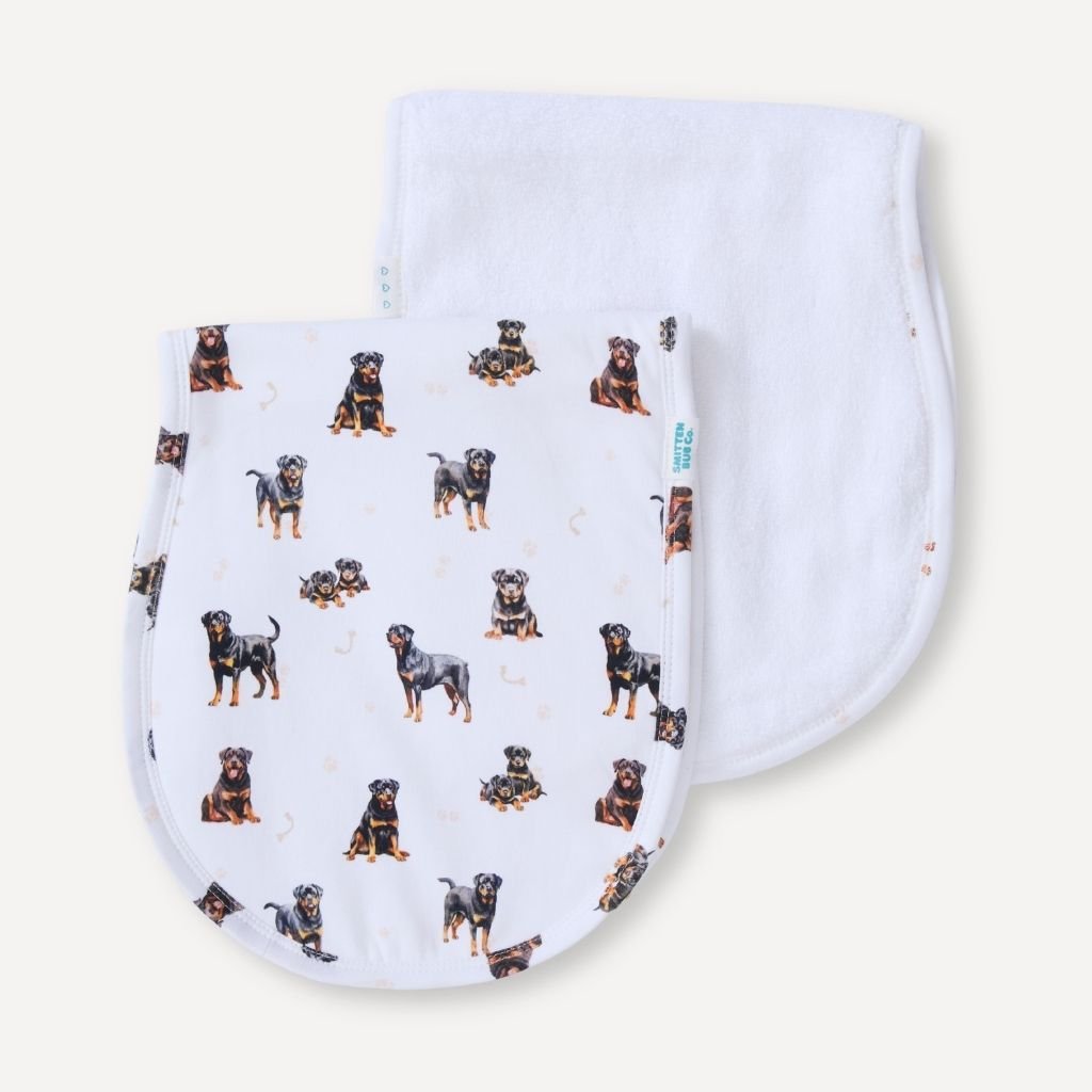 ROTTWEILER | Burp Cloth - Smitten Bub Co.