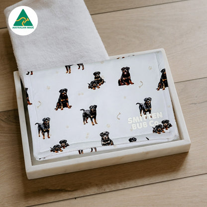Rottweiler Burp Cloth