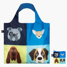 LOQI Recycled Foldable Shopping Bag - Stephen Cheetham Dog Print - Smitten Bub Co.