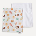 SUMMER DAYS | Burp Cloth - Smitten Bub Co.