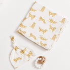 GOLDEN RETRIEVER | Jersey Swaddle Beanie Set - Smitten Bub Co.