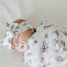 OCTOPUS & TURTLES | Jersey Swaddle Beanie Set - Smitten Bub Co.