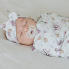 OCTOPUS & TURTLES | Jersey Swaddle Beanie Set - Smitten Bub Co.