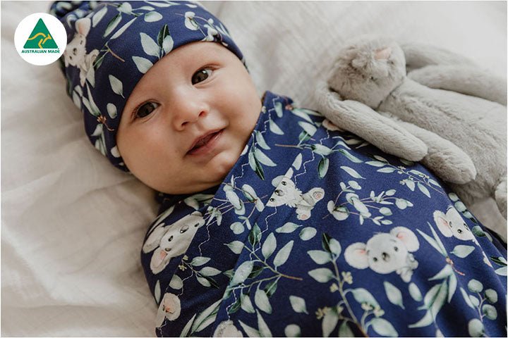 Z Koala Cuddles Swaddle Set - Smitten Bub Co.