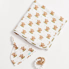 HIGHLAND COW | Jersey Swaddle Beanie Set - Smitten Bub Co.