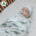 Whales & Turtles Swaddle Set - Smitten Bub Co.