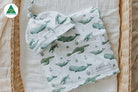 Whales & Turtles Swaddle Set - Smitten Bub Co.