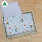 Green Turtles Burp Cloth - Smitten Bub Co.