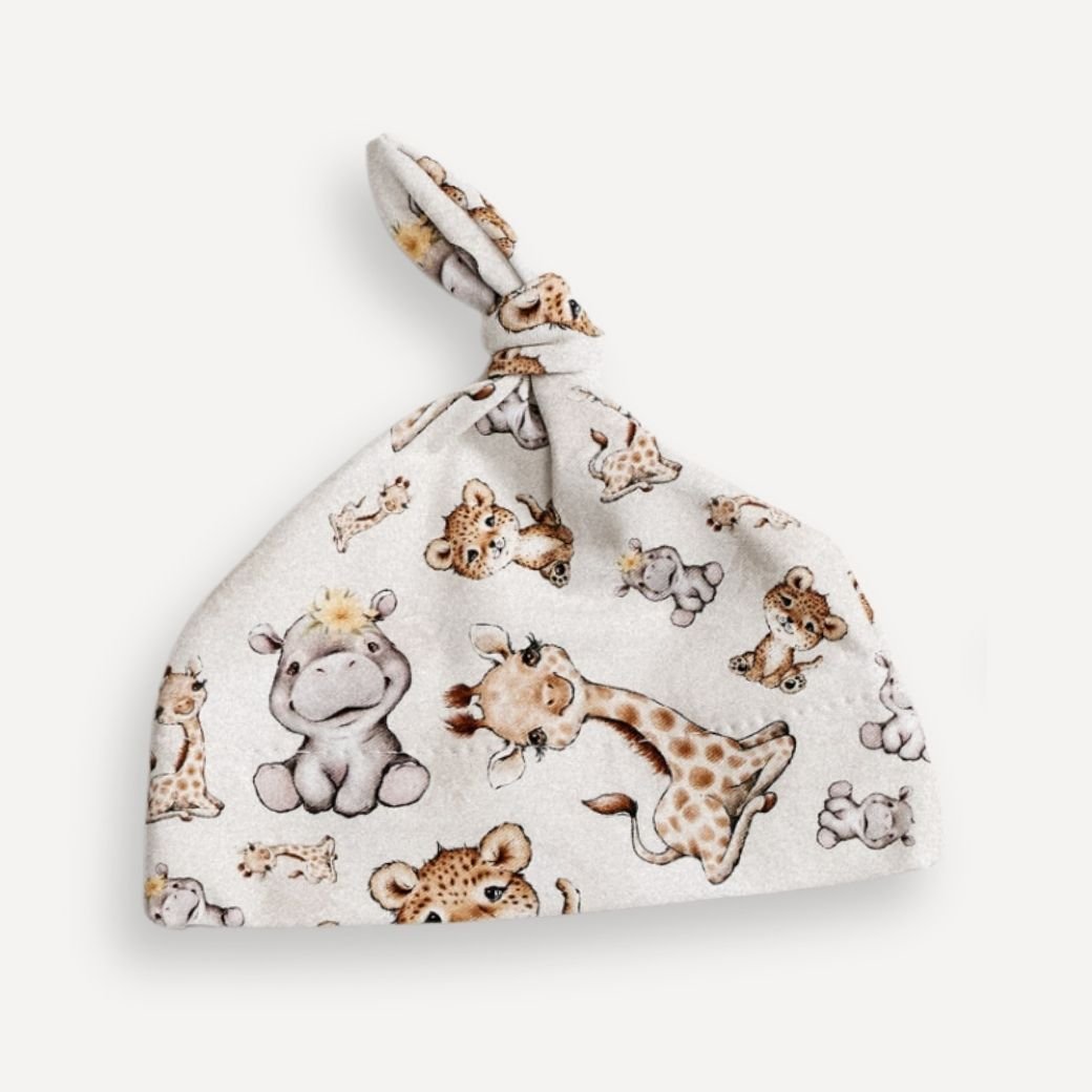 BABY SAFARI ANIMAL | Beanie - Smitten Bub Co.