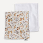 BABY SAFARI ANIMAL | Burp Cloth - Smitten Bub Co.