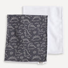 BLACK DINOS | Burp Cloth - Smitten Bub Co.