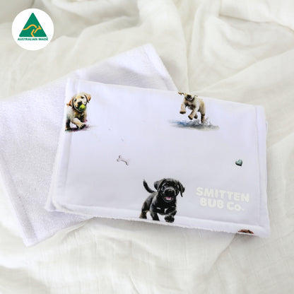 Labrador Burp Cloth