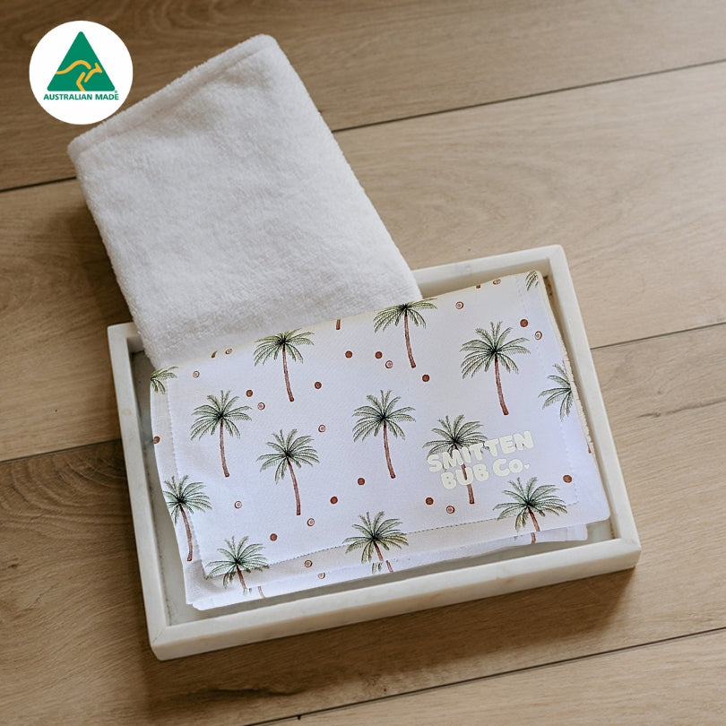 Palms &amp; Coconuts Burp Cloth