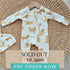 [PRE - ORDER] Golden Retriever Zip Romper - DUE END SEPTEMBER - Smitten Bub Co.