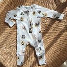 Staffy Full Zip Unisex Romper - Smitten Bub Co.