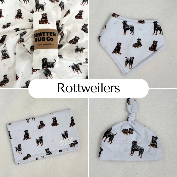 Rottweiler | 6 Items + Gift - Smitten Bub Co.
