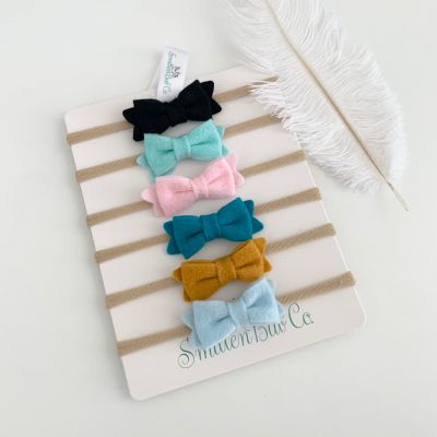 Baby Girl Toddler &amp; Newborn Bow Sets | 6 Pack