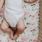 Posies | Bassinet Sheets / Change Mat Cover - Smitten Bub Co.