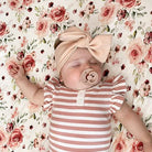 Roses | Bassinet Sheets / Change Mat Cover - Smitten Bub Co.