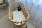 Bees | Fitted Cot & Bassinet Sheets / Change Mat Cover - Smitten Bub Co.