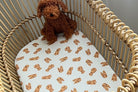 Cavoodle | Fitted Cot & Bassinet Sheets / Change Mat Cover - Smitten Bub Co.