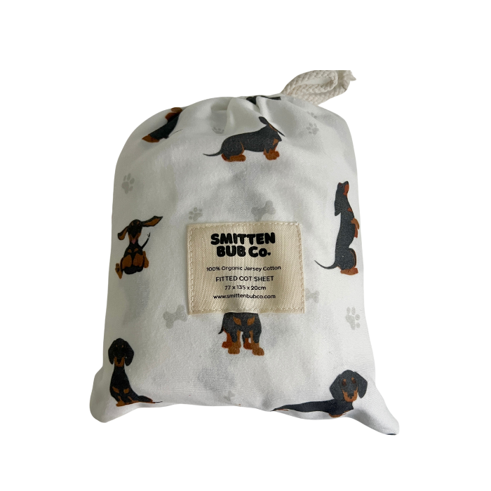 Dachshund | Fitted Cot Sheets