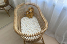 Baby Safari Animals | Fitted Cot and Bassinet Sheets / Change Mat Cover - Smitten Bub Co.