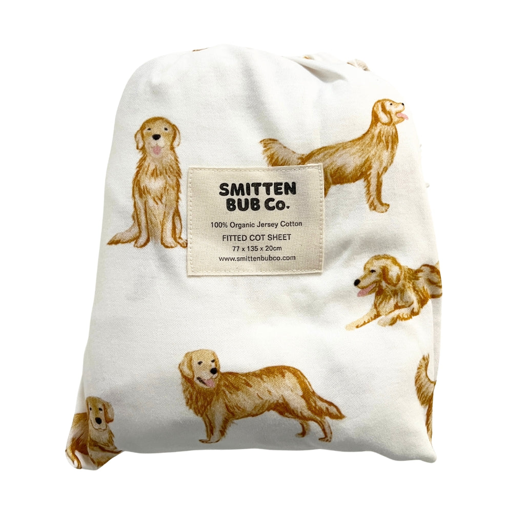 Golden Retriever | Fitted Cot Sheets