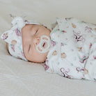 OCTOPUS & TURTLES | Jersey Swaddle Beanie Set - Smitten Bub Co.