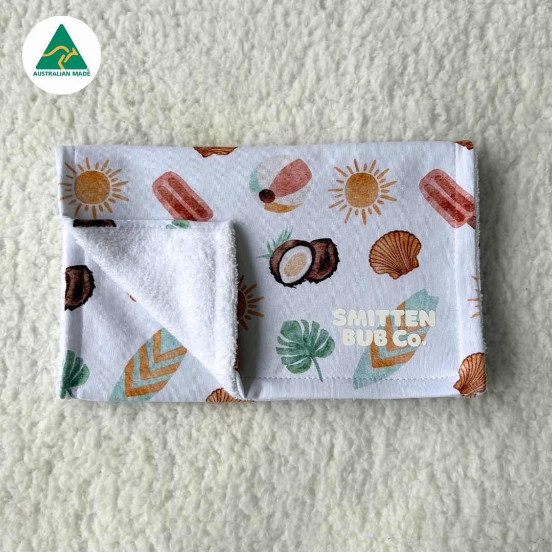Summer days Burp Cloth - Smitten Bub Co.