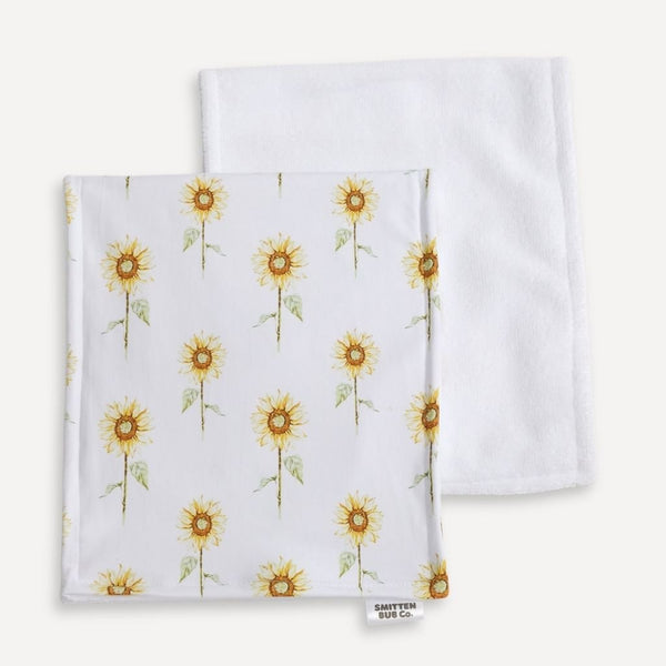 SUNFLOWER | Burp Cloth - Smitten Bub Co.