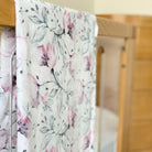 Z Pink Petals Bamboo Cotton Muslin Wrap - Smitten Bub Co.