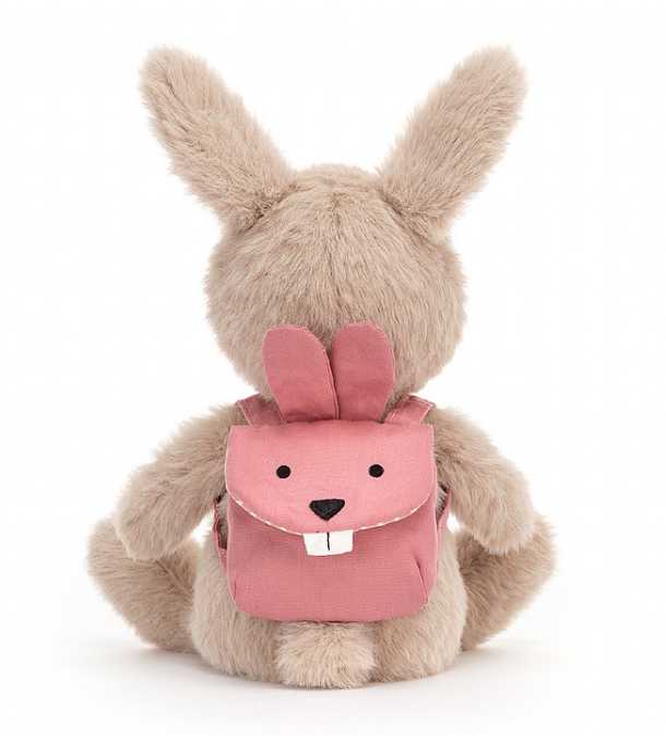 Jellycat Backpack Bunny Pink