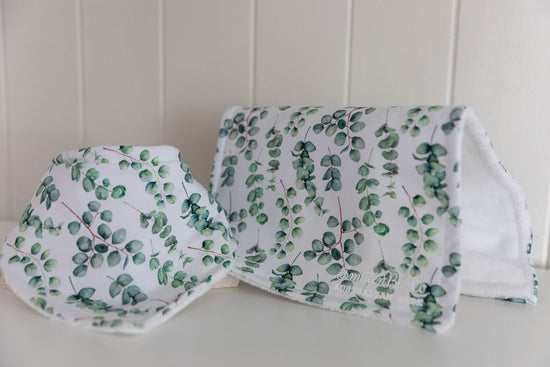 Large Eucalyptus Burp Cloth
