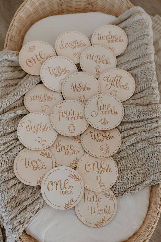 Baby Milestone Card Set