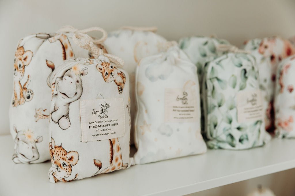 PRE - ORDER | Bassinet Sheets - Smitten Bub Co.